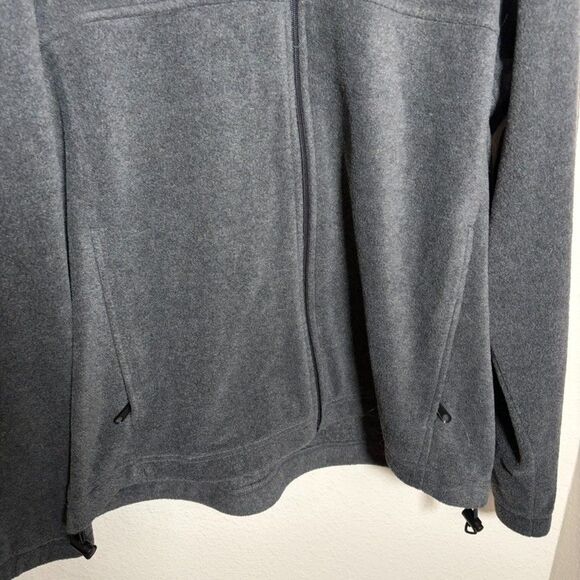 Columbia Jacket Men's Large Gray Full Zip Fleece Outdoor Athletic Sweatshirt - Picture 4 of 8